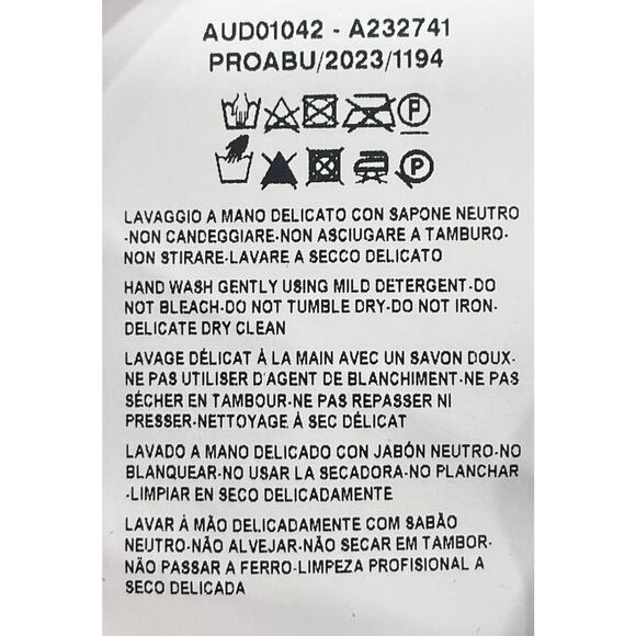 M2-35 VERSACE Women's Sexy Greca Thong Cotton Stretch Blue Size 3/Medium - Picture 9 of 9